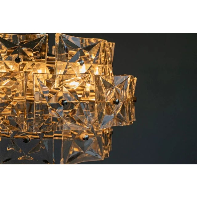 Mid-Century Crystal Chandelier by Kinkeldey, Germany, 1960s For Sale - Image 11 of 13
