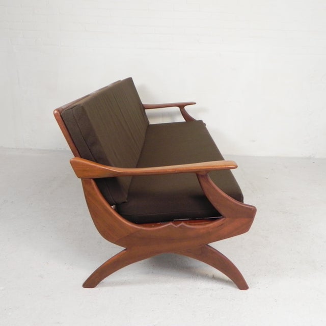 Teak Three-Seater Sofa from De Ster Geldermalsen, Gelderland, 1960s For Sale - Image 6 of 18