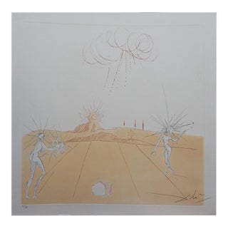 1980s Share Dali Neuf Paysages Paysage Avec ...Hand Sig Etching Dali Archives Certified Art For Sale