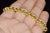 Vintage Italian Solid 18k Gold Rolo Link Stacking Chain Bracelet For Sale - Image 9 of 14