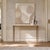 1920s Antique Italian Brunished and Gilt Brass Console with Carrara Marble Top, Venice, 1920s For Sale - Image 5 of 9