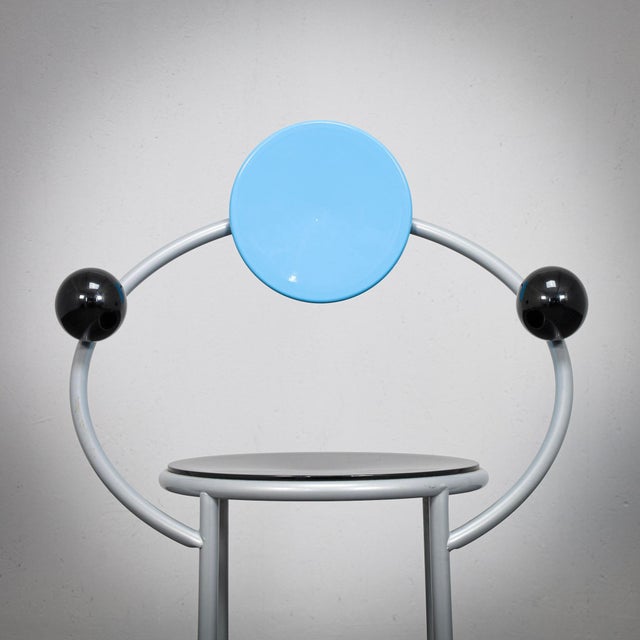 Black First Chairs by Michele De Lucchi, Italy, 1980s, Set of 2 For Sale - Image 8 of 10