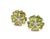 Christina Addison 18kt Yellow Gold Sand Dollar Earring With Citrine and Diamonds - a Pair For Sale - Image 10 of 12
