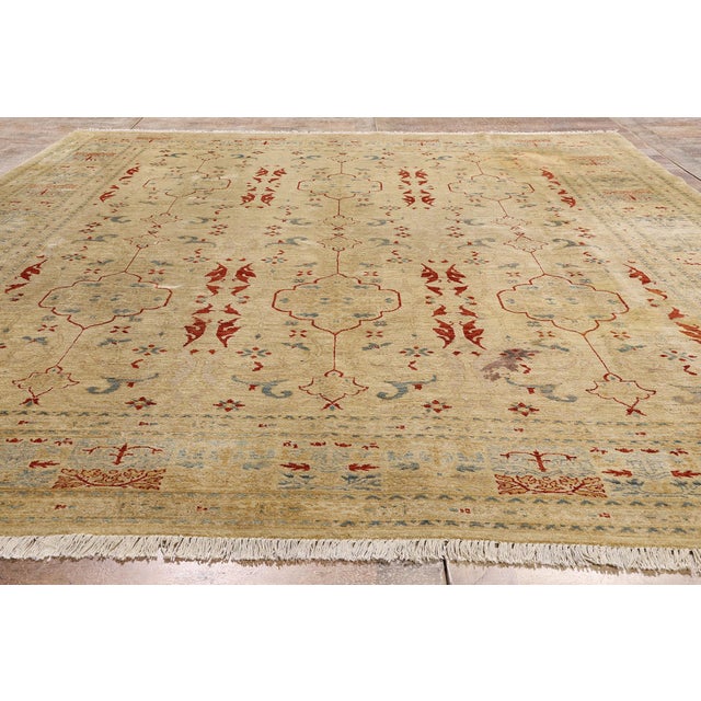 Vintage Pakistani Rug - 08'10 x 11'02 For Sale - Image 10 of 11
