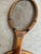 American Vintage Collection of Miscellaneous Tennis Rackets With Guard and Hand Knit Cover For Sale - Image 3 of 12