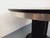 Vintage Round Dining Table in Black Wood-Effect Melamine and Chrome Metal, Space Age/1970s Style, with Integrated Extension For Sale - Image 10 of 18