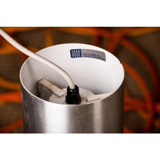 Fog & Mørup Large Danish Ceiling Lamp in Aluminium Corona Model by Jo Hammerborg for Fog & Mørup, 1960s For Sale - Image 4 of 14