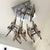 Modernist 16-Light Chandelier in Murano Glass and Steel, 1970s For Sale - Image 11 of 13