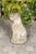 Gray Vintage French Stone Sculpture of Dog in Sitting Position from the 1920s-1940s For Sale - Image 8 of 10