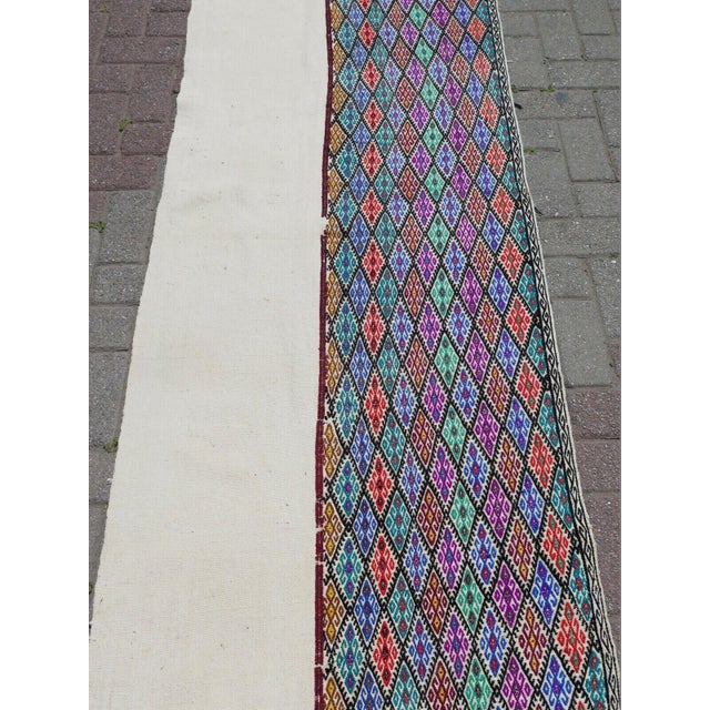 Modern Hemp Kilim Runner, 31"x97" For Sale - Image 4 of 11