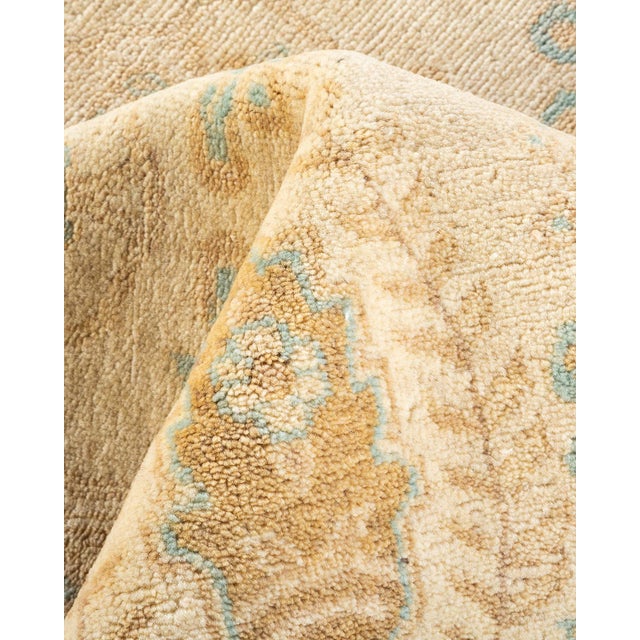 Textile Eclectic, One-of-a-Kind Hand-Knotted Area Rug - Ivory, 9' 0" x 12' 6" For Sale - Image 7 of 8