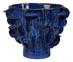 Jamie Young Helios Ceramic Decorative Vase, Blue