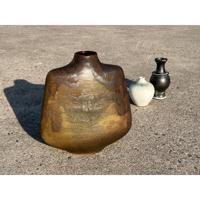 Mid-Century Ceramic Vase by Gerda Heuckeroth for Carstens Atelier, Tönnieshof Fredelsloh, Germany, 1960s For Sale - Image 18 of 18