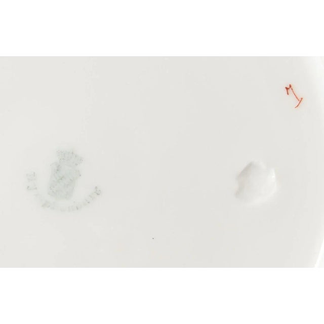 Hand-Painted Porcelain Plate from Befos, 1890s For Sale - Image 6 of 9