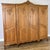 Vintage Louis XVI French Oak Four Door Carved Armoire For Sale - Image 10 of 10