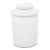 Rendered in a striking white glaze, this contemporary porcelain jar offers a modern take on a Classic form. Lidded jars...