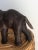 Vintage Mid Century Leather Wrapped Elephant Figure For Sale - Image 9 of 12