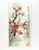 Chinese Red Plum Blossoms Silk Serigraph For Sale - Image 4 of 5