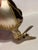 Metal Vintage 1970s Songbird Clip-On Hand Blown Christmas Ornament With Gold Micca For Sale - Image 7 of 11