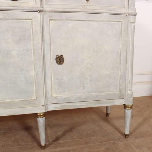 French Marble Top Sideboard, 1890s For Sale - Image 6 of 13