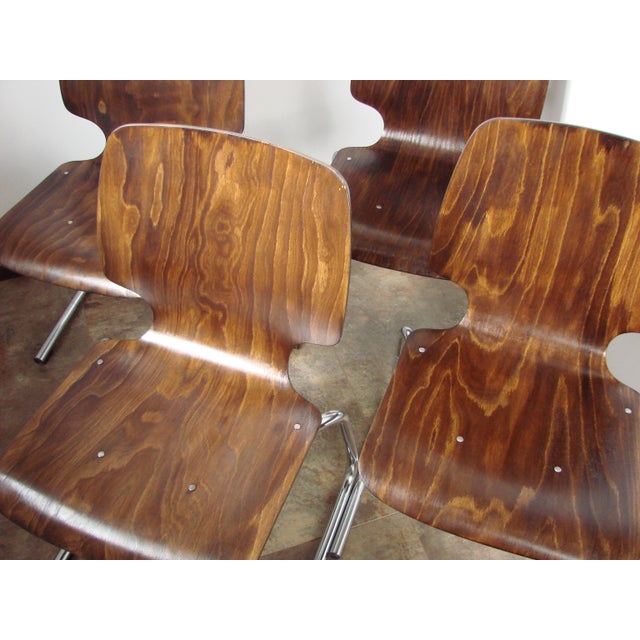Flötotto Chairs by Kusch+Co, 1960s, Set of 4 For Sale - Image 13 of 15