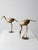 Add a touch of timeless sophistication to any space with this striking pair of mid-century brass heron figurines. Their...