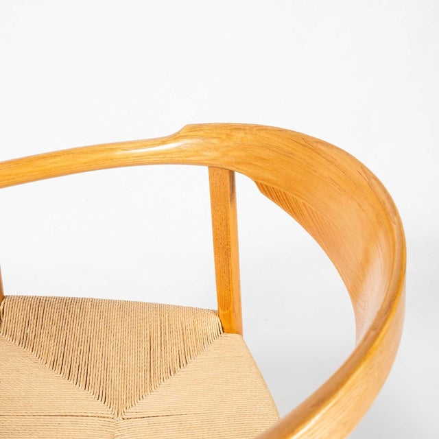Wood Hans Wegner for PP Møbler PP 209 Chairs in Oiled Oak and Papercord - Set of 4 For Sale - Image 7 of 10