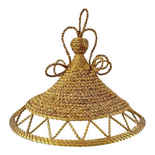 Early 20th Century Basotho Handwoven Hat Lesotho MATTER COLLECTION For Sale