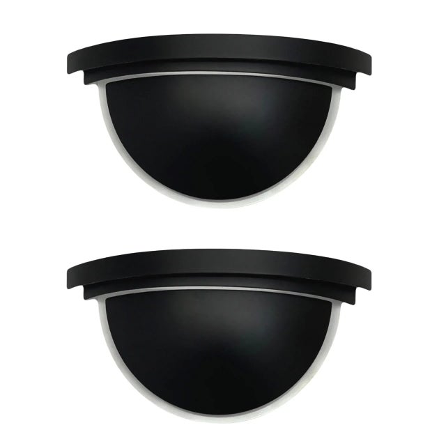 Black Spanish Black Metal Wall Sconces from Estiluz, Barcelona, 1980s, Set of 2 For Sale - Image 8 of 9
