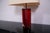 Sculptural Red Metal Table Lamp with D-Lamp Shade, 1980s For Sale - Image 4 of 9