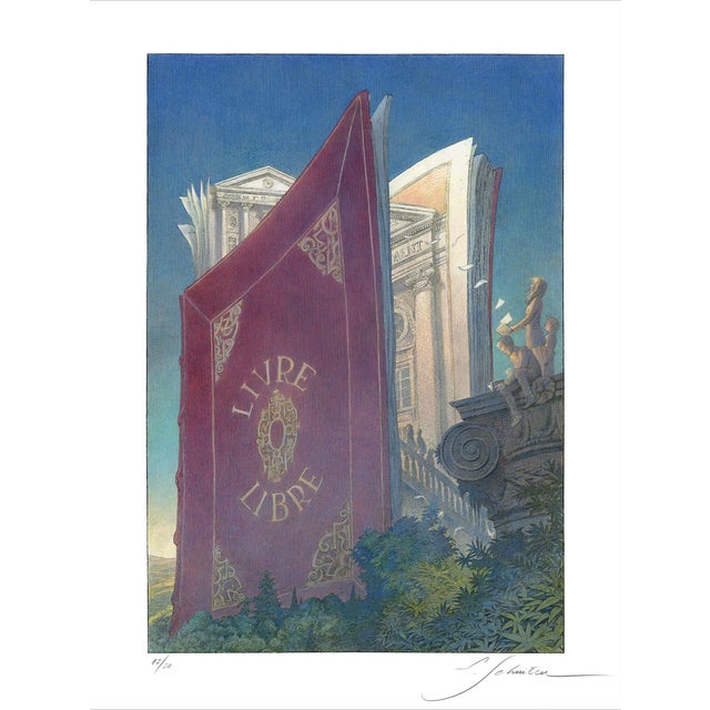 François Schuiten, Free Book, Pigment Print, 2025 For Sale