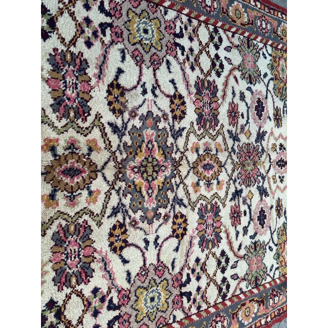 Green Large Antique Spanish Oushak Rug, 1920s For Sale - Image 8 of 18