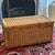 Vintage Wicker Chinoiserie Storage Chest For Sale - Image 4 of 12