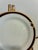 Art Deco Vintage Pickard Fine China Bread Plates, Set of 8, Burgundy & Gold Fan Accent For Sale - Image 3 of 12