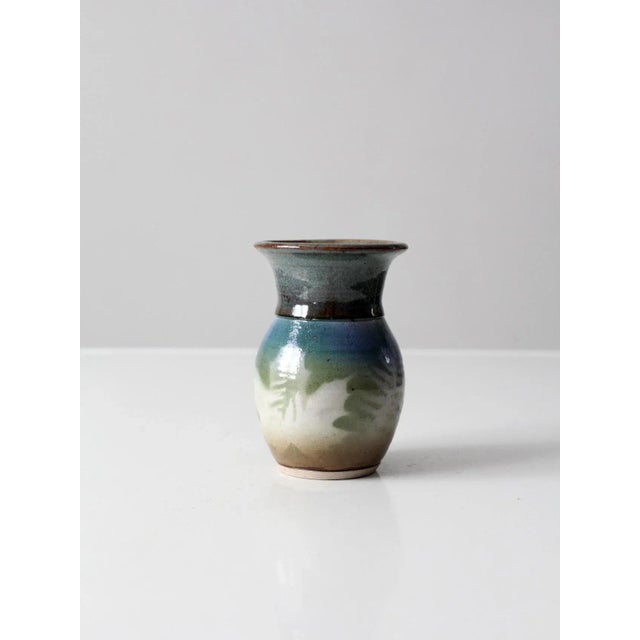 Vintage Studio Pottery Vase For Sale - Image 9 of 9