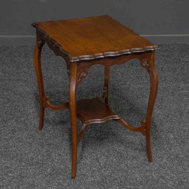 Edwardian Mahogany Window Table For Sale - Image 3 of 10