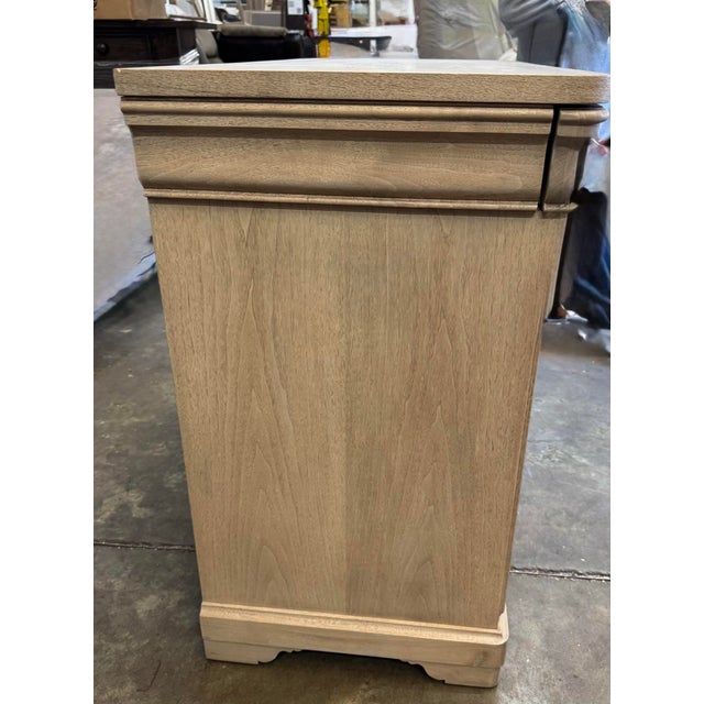 2020s Entropy Louis Phillipe Drawer Chest in Bleached Walnut by Jonathan Charles For Sale - Image 5 of 7