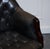 Vintage Chesterfield Dark Aged Grey Leather Directors Swifel Captains Chair For Sale - Image 9 of 16