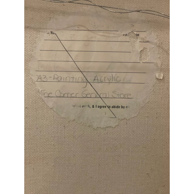 Late 20th Century "The Corner General Store" Original Modern Acrylic