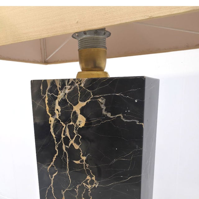 Mid-Century Hollywood Regency Marble Table Lights, 1960s, Set of 2 For Sale - Image 9 of 12