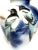 Ceramic Fukugawa Porcelain Vase With Two Birds For Sale - Image 7 of 12