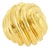 Henry Dunay 18k Gold Hammered Swirl Sculptural Dome Ring, Circa 1980's, Size 5.25 For Sale