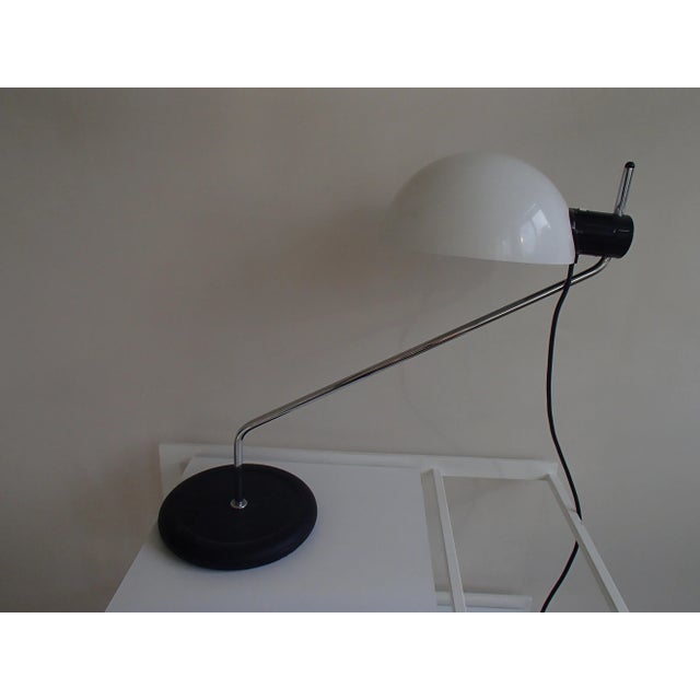 Black Table Lamp by Simion Emilio Fabio for Harvey Guzzini, 1976 For Sale - Image 8 of 11