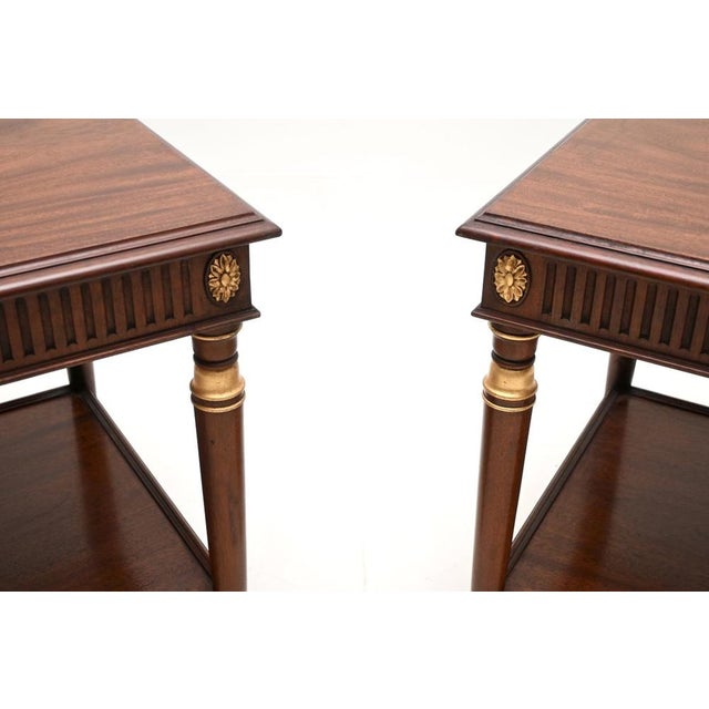 Georgian Parcel Gilt Side Tables, 1950, Set of 2 For Sale - Image 12 of 13