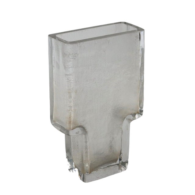 Vintage Glass Vase by Josef Riedel, Austria, 1960s For Sale