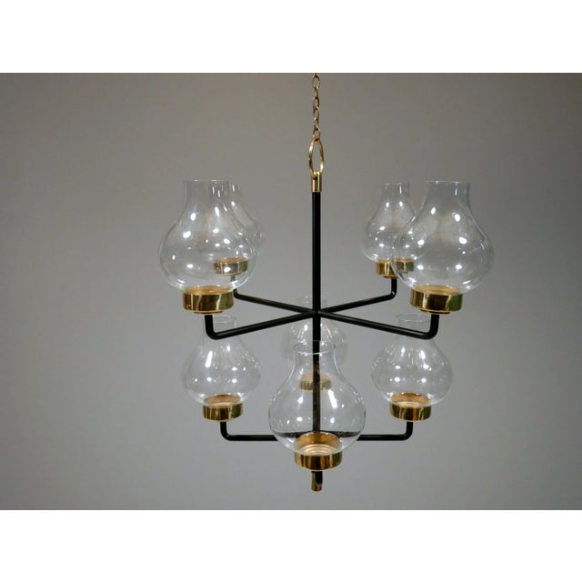 Anders Pehrson Chandelier by Anders Pehrson for Ateljé Lyktan, 1960s For Sale - Image 4 of 10