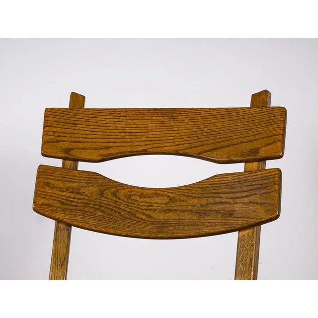 Brutalist Chair in Oak by Dittmann & Co for Awa Radbound, 1960s For Sale - Image 13 of 18