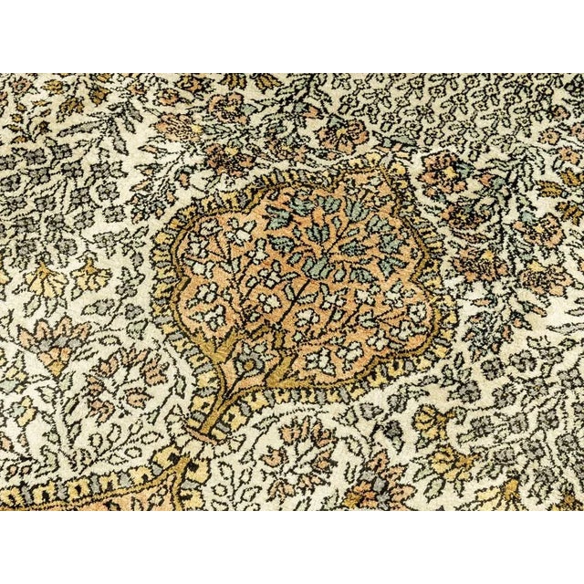 Vintage Silk Rug, 1960s For Sale - Image 6 of 14