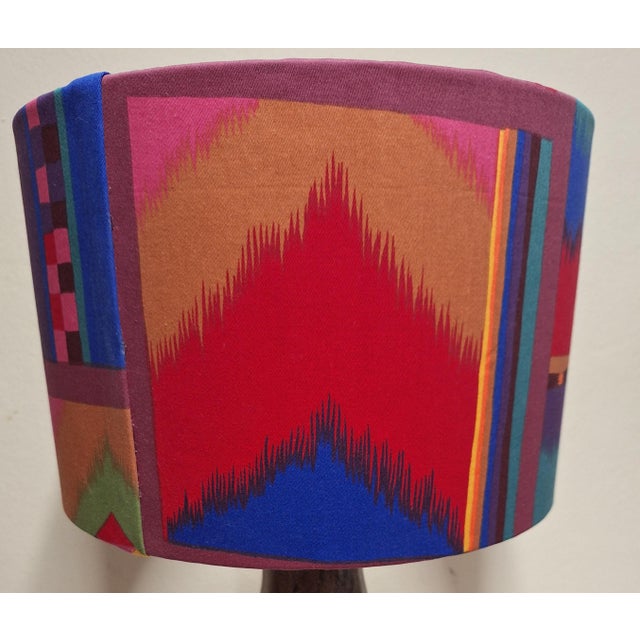 Textile Vintage Table Lamp from Hustadt-Leuchten, 1970s For Sale - Image 7 of 12