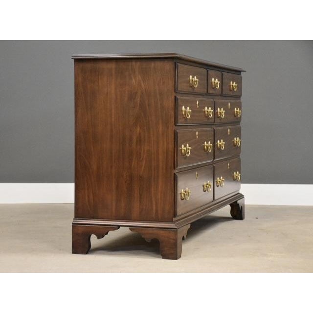 Mid-Century Modern 1980s Harden Solid Cherry Dresser For Sale - Image 3 of 10